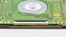 80 pin parallel ATA interface on a 1.8" hard disk Samsung HS081HA - 80 pin parallel ATA interface-9696.jpg