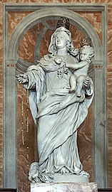 San Geremia (Venice) Madonna del Rosario di Gimmaria Morlaiter XVIIe.jpg