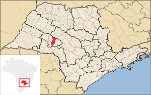Localização de Marília em São Paulo