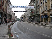 Maršál Tito ulice v roce 2010