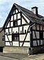 Half-timbered house in Sasserath, Lenzstraße 34: partial view.