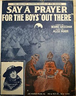 Say a Prayer for the Boys "Out There" 1917 song