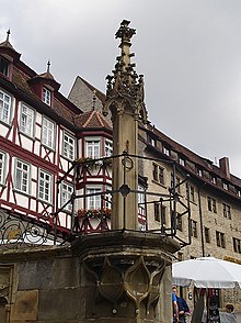 Der Pranger, Schandpfahl oder Kaak  220px-Schwaebisch_Hall_pillory