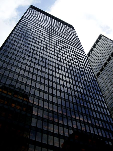 Lambert was closely involved with the design of the Seagram Building in New York.