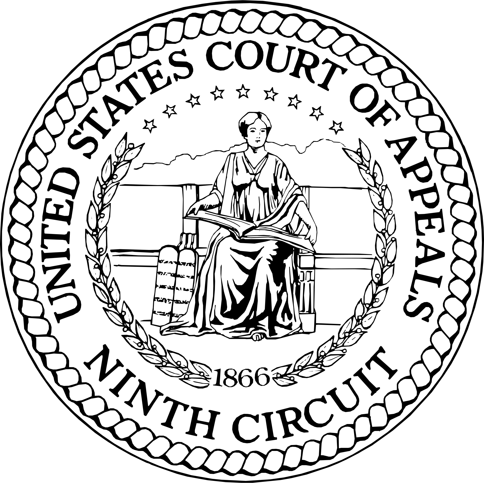 File:Seal of the United States Court of Appeals for the Ninth Circuit.svg -  Wikipedia