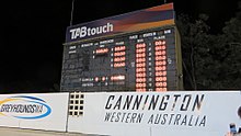 Old semaphore board at Cannington Greyhounds