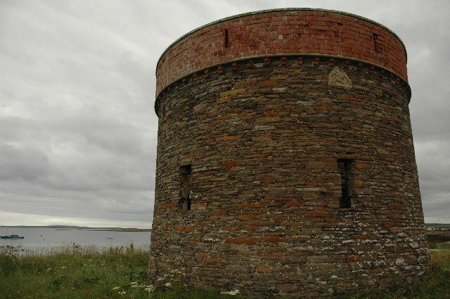 The remains of Shapinsay gas works