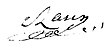Signature de Basile Joseph Raux