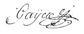 signature de Pierre de Gayette