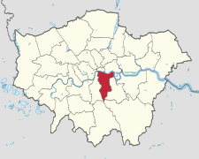 Southwark na mapě