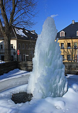 Springbrunnen in Scheibenberg, Erzgebirgskreis IMG 5122WI