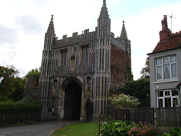 The gatehouse of St John's Abbey, Colchester
