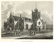 Original St Paul's Shadwell building. St Paul's Shadwell 1819 (cropped).jpg