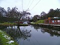 Marina in the canal basin at Ashwood, Staffordshire.