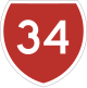 Държавна магистрала 34 NZ.svg