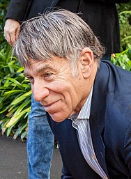 "Love Power" references "Defying Gravity", a song lyricist Stephen Schwartz had written for the stage musical Wicked (2003). Stephen Schwartz 20181201-6013 (cropped).jpg