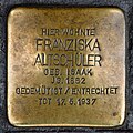 * Nomination Stumbling block dedicated to Franziska Altschüler --F. Riedelio 09:27, 27 June 2023 (UTC) * Promotion Good quality. --MB-one 10:43, 27 June 2023 (UTC)