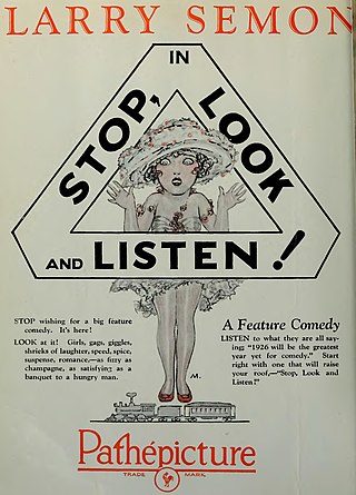 <i>Stop, Look and Listen</i> (film) 1926 film