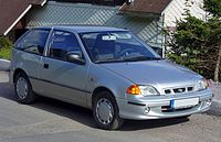 1997–2003 European market "Subaru Justy", built in Hungary