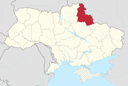 Oblast' di Sumy – Localizzazione