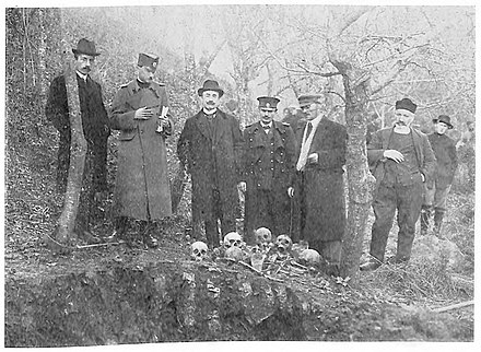 Exhumation of Serbs executed by Bulgarian occupiers in Surdulica between 1916 and 1918.