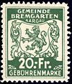 1940, 20Fr unused (№ 29)