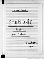 Vignette pour Symphonie en la mineur (Vierne)