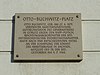 Plaque commémorative à Otto Buchwitz