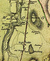 Tarn Wadling in relation to High Hesket, from 1774 map Tarn Wadling in relation to High Hesket.jpg