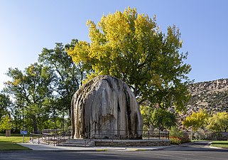 Thermopolis, Hot Springs State Park, Funtàna Teepee