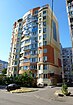 Ten-stages skyscraper on Kartamyshevskaya street, which the on the plots of the old courtyard on M. Raskova 26 and old garage courtyard on M. Raskova 24