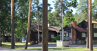 Tervalinja 1 d'Alvar Aalto sur Tehtaanmäki.