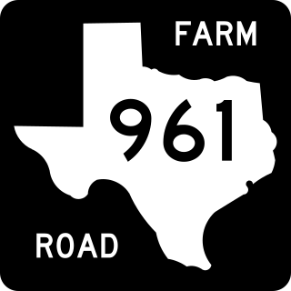 <span class="mw-page-title-main">Farm to Market Road 961</span>