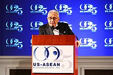 Former Secretary of State, Henry Kissinger, at the USABC 25th Anniversary. The Hon. Henry Kissinger at the USABC 25th Anniversary.jpg