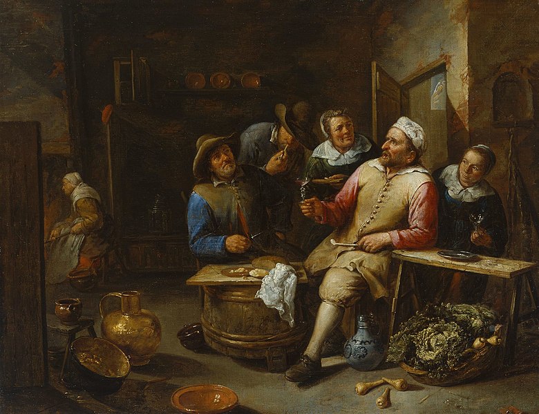 File:Tilborgh, Gillis van - Szene in einem Wirtshaus - HK-178.jpg