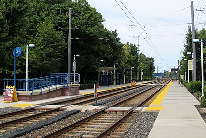 Timonium Business Park station, August 2014.JPG