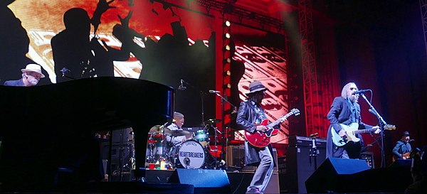 The Heartbreakers in August 2017, less than two months before Petty's death