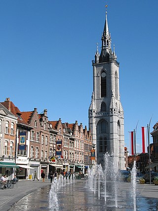 <span class="mw-page-title-main">Belfry of Tournai</span> Medieval bell tower and UNESCO World Heritage Site in Tournai, Belgium