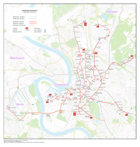 Imagine ilustrativă a articolului Tramvaiul din Düsseldorf