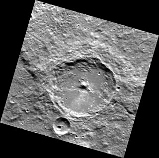 <span class="mw-page-title-main">Tsurayuki (crater)</span> Crater on Mercury