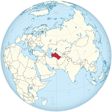 File:Turkmenistan on the globe (Turkmenistan centered).svg