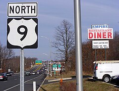 U.S. Route 9 in Freehold through which the third section of BBS will pass US9 Freehold NJ.jpg