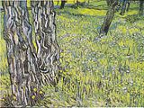 Pine Trees and Dandelions in the Garden of Saint-Paul Hospital April–May 1890 Kröller-Müller Museum, Otterlo (676)