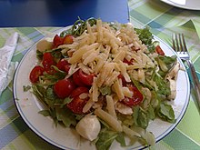 A plate of salad