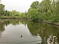 O pequeno lago na Torretta