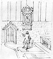 Sketch made by George Vertue in 1737