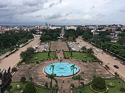 Vientiane vista dal Patuxai