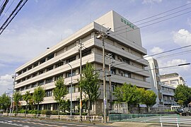 名古屋市立大学医学部附属みどり市民病院遠景 （2020年（令和2年）9月）