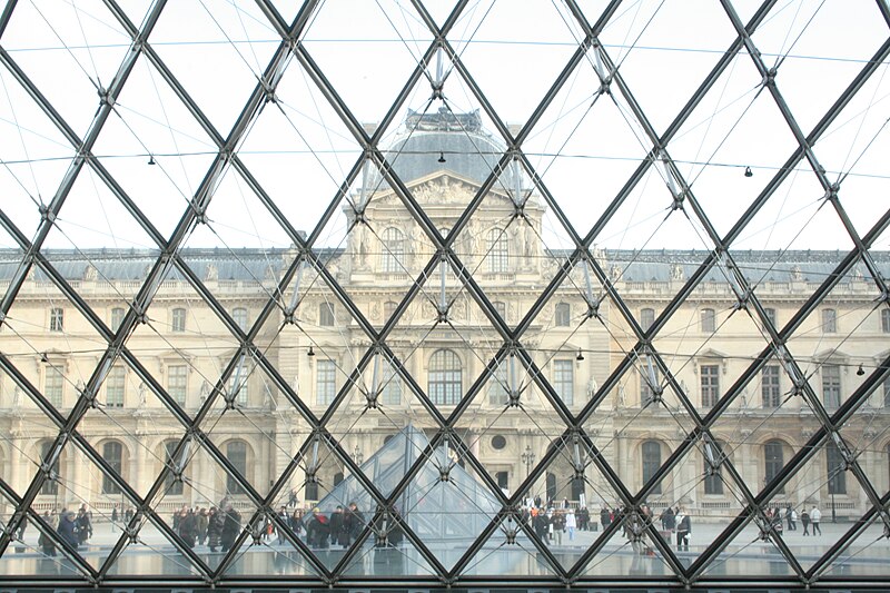 File:View of Pavillon Sully from the Louvre Pyramid (Paris405).jpg