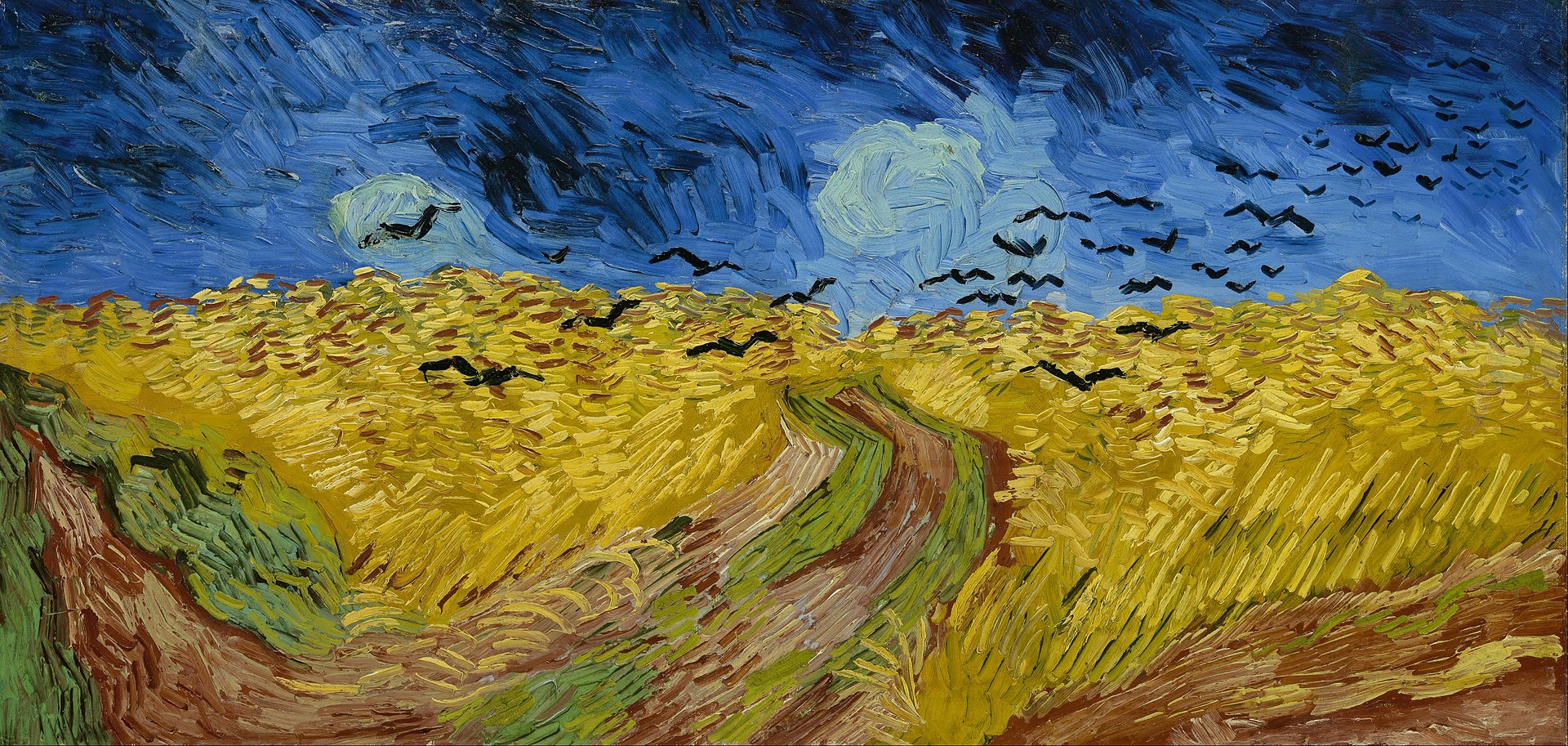 Source : Wikipédia - Vincent van Gogh (1853-1890) - Le champ de blé aux corbeaux - Juillet 1890 - Musée van Gogh, Amsterdam